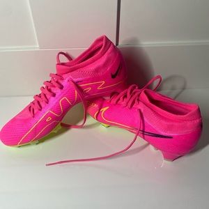 Nike Zoom Mercurial vapor 15 pro firm, ground cleats, hot pink